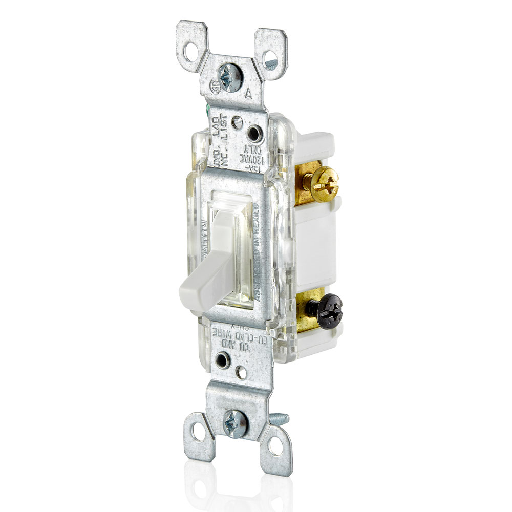 Toggle LED Illuminated 3-Way Switch