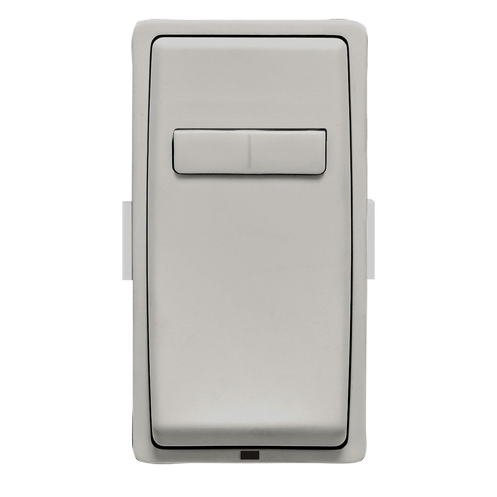 RENU Coordinating Dimmer Remote Color Change Faceplate, Pebble Grey Leviton Renu Color Change Kit RKDCD-PG for Renu Coordinating Dimmer Remotes, in Pebble Grey