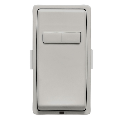 RENU Coordinating Dimmer Remote Color Change Faceplate, Pebble Grey Leviton Renu Color Change Kit RKDCD-PG for Renu Coordinating Dimmer Remotes, in Pebble Grey