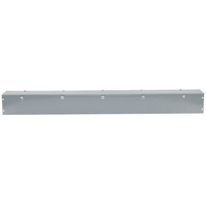 Wireway, Square-Duct, 6 inch by 6 inch, 5 feet long, hinged cover, N1 paint, NEMA 1