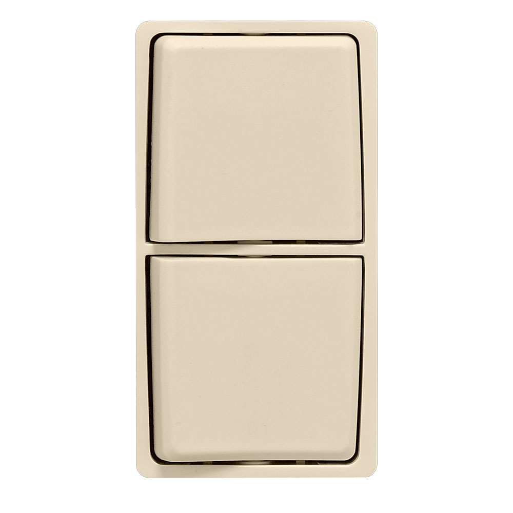 RENU Combination Switch Color Change Faceplate, Whispering Wheat Leviton Renu Color Change Kit RK634-WG for Renu Combination Switches, in Whispering Wheat