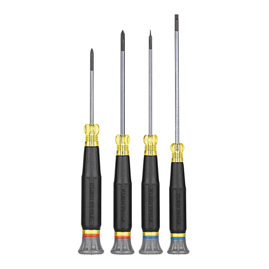 Precision Screwdriver Set, Slotted, and Phillips 4-Piece