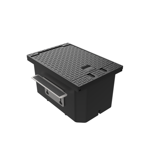 Outdoor Rooftop Box, Unwired, Black Cover