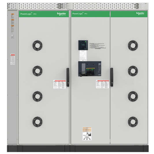 automatic PowerLogic PFC Smart Capacitor bank, 650kvar DR4.2 MLO NE1 480V 60Hz