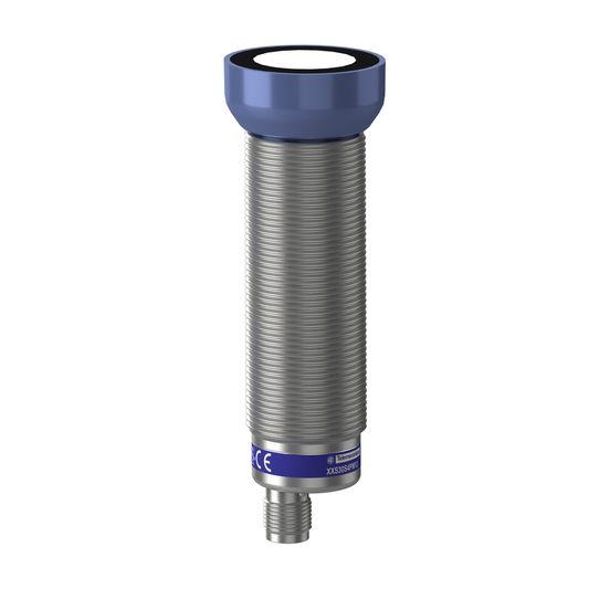 Ultrasonic sensors XX, ultrasonic sensor, stainless steel, cylindrical M30, straight, 4 m, PNP