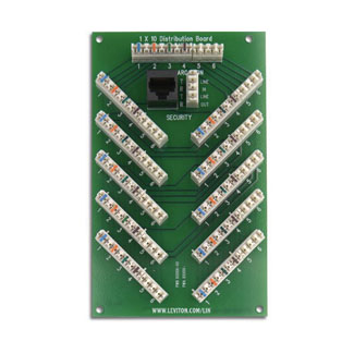 1x10 (6-Line) Bridged Telephone Expansion Board