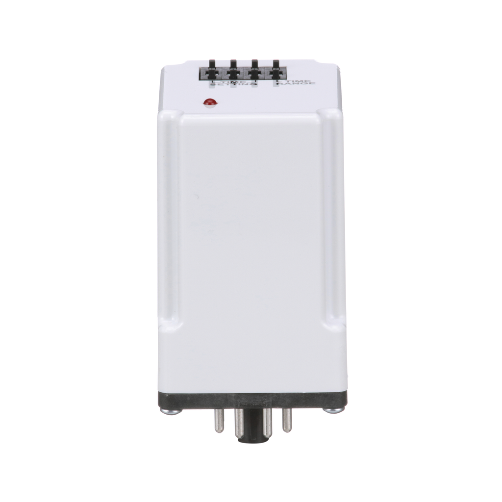 Timing Relay, Type JCK, plug In, on delay, programmable, 0.5 second to 999 hours, 10A, 240 VAC, 120 VAC/110 VDC