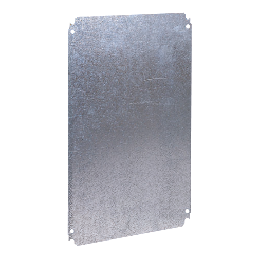 Mounting plate - enclosure H600xW400mm - polyester powder over galvanised sheet