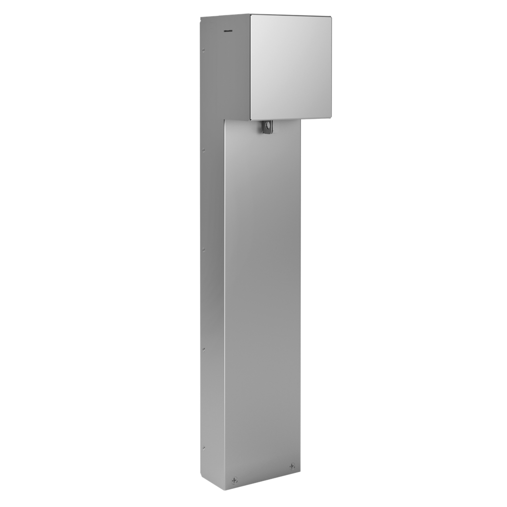 Outdoor Power Pedestal, 1-Gang Device Plate with Hinged Cover