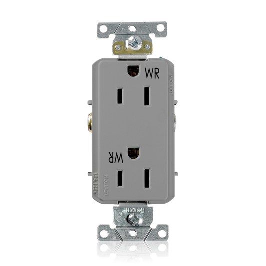 Weather- and Tamper-Resistant Duplex Receptacle, 15 Amp, 125 Volt