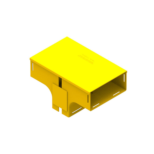 4x8 Vertical Tee Retrofit without Cover, Yellow