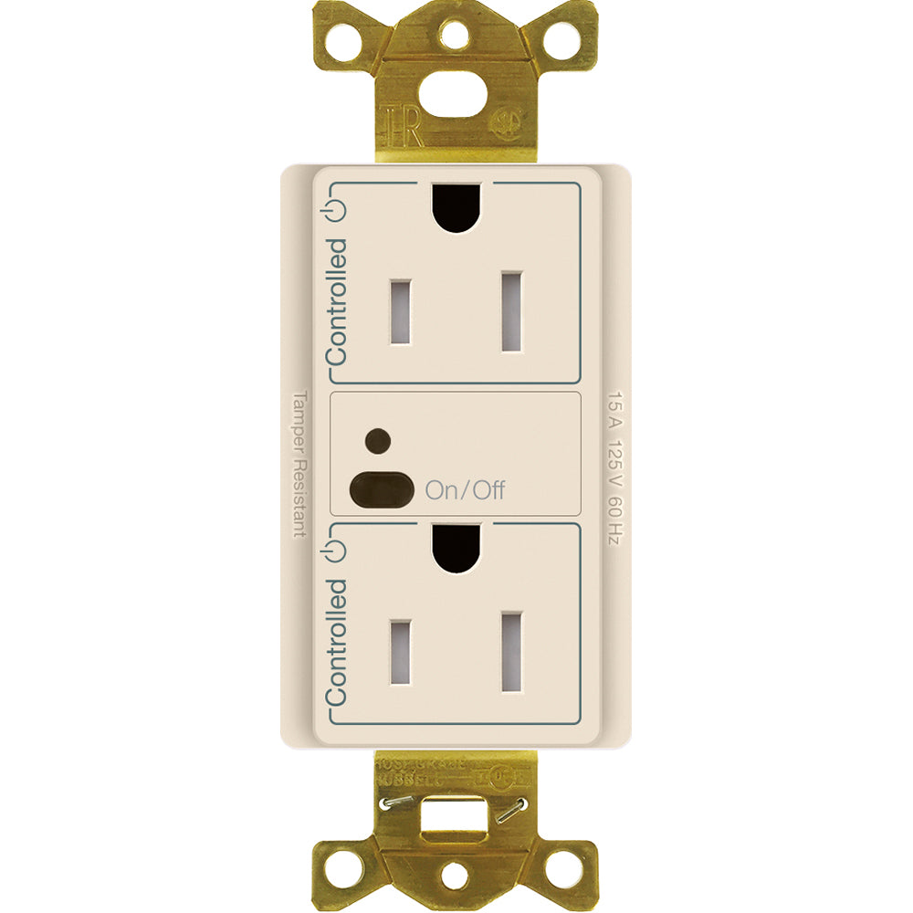 Vive wireless receptacle, 15 A duplex