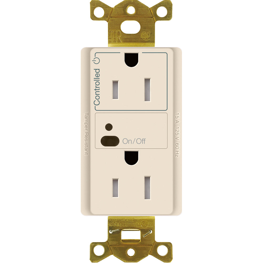 Vive wireless receptacle, 15 A duplex