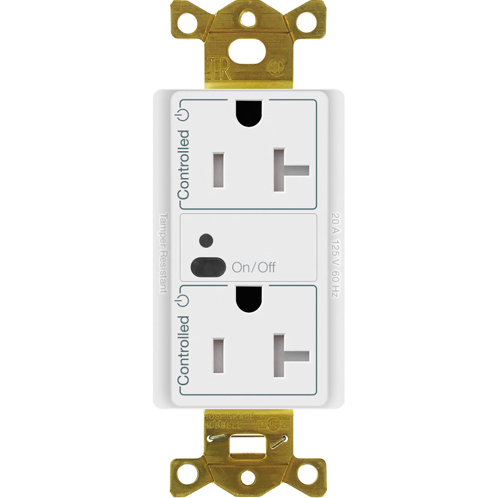 Vive wireless receptacle, 15 A duplex