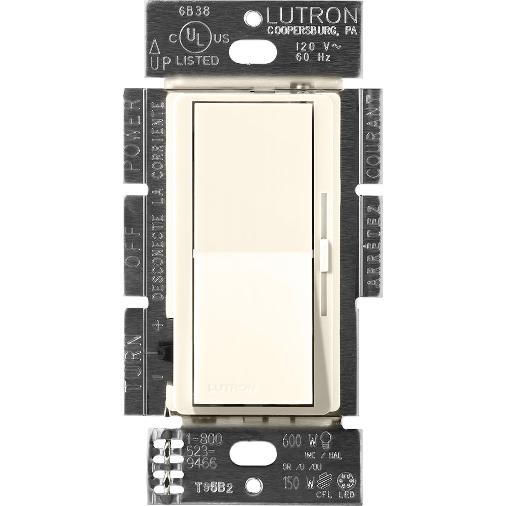 Diva Dimmer - Satin Finish, Magnetic Low-Voltage, Single-pole, 120V/1000VA (800W)