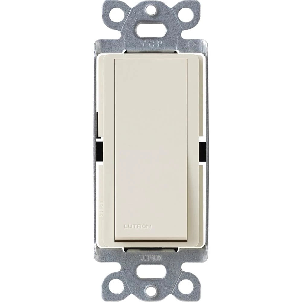 Lutron Claro 15 Amp, 3-Way On/Off Rocker Switch with Locator Light