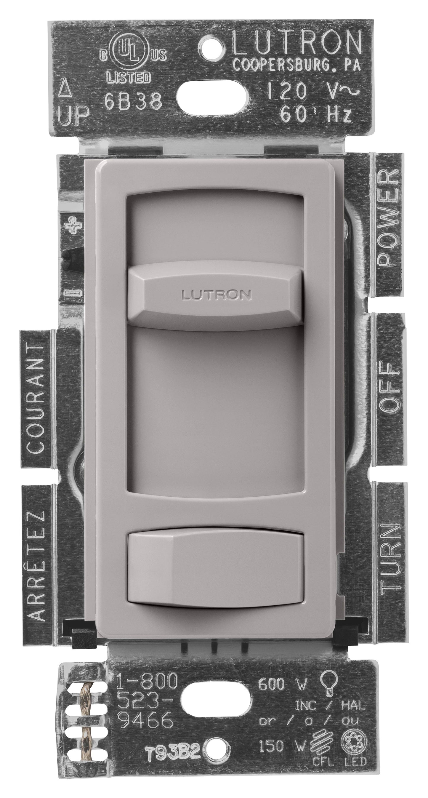 Skylark Contour LED+ Dimmer, Incandescent/Halogen, 3-way/single-pole, 150W LED or 600W inc/hal