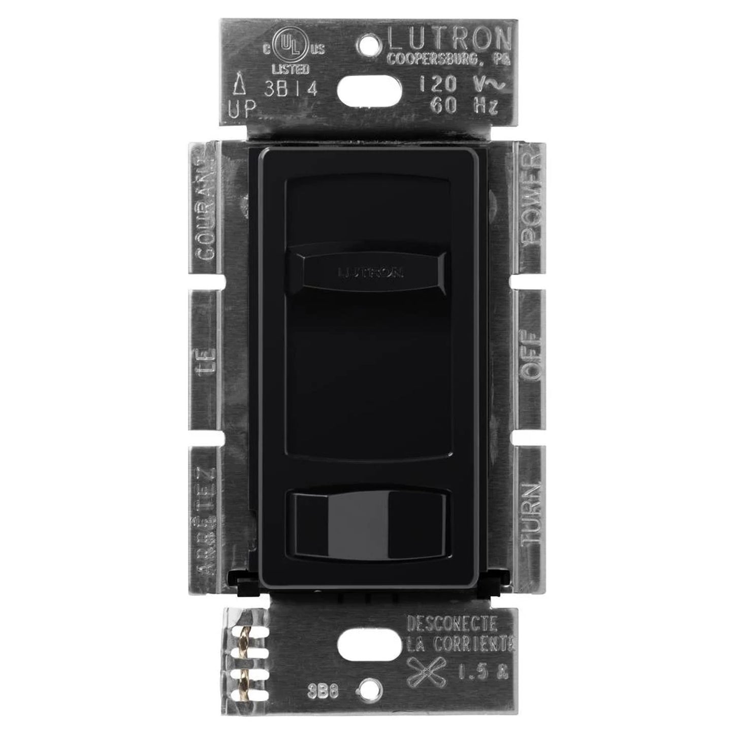 Skylark Contour Fan Control, Incandescent/Halogen, Single-pole, quiet 3-speed, 120V/1.5A