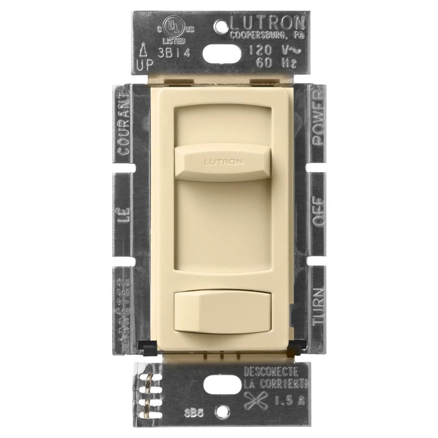 Skylark Contour Fan Control, Incandescent/Halogen, Single-pole, quiet 3-speed, 120V/1.5A