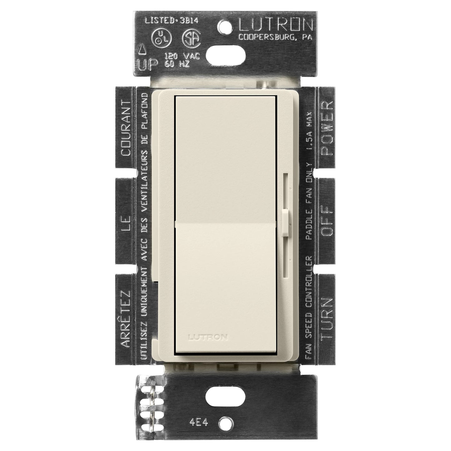 Lutron Diva 3-Speed 1.5A Fan Control, Single-Pole/3-Way