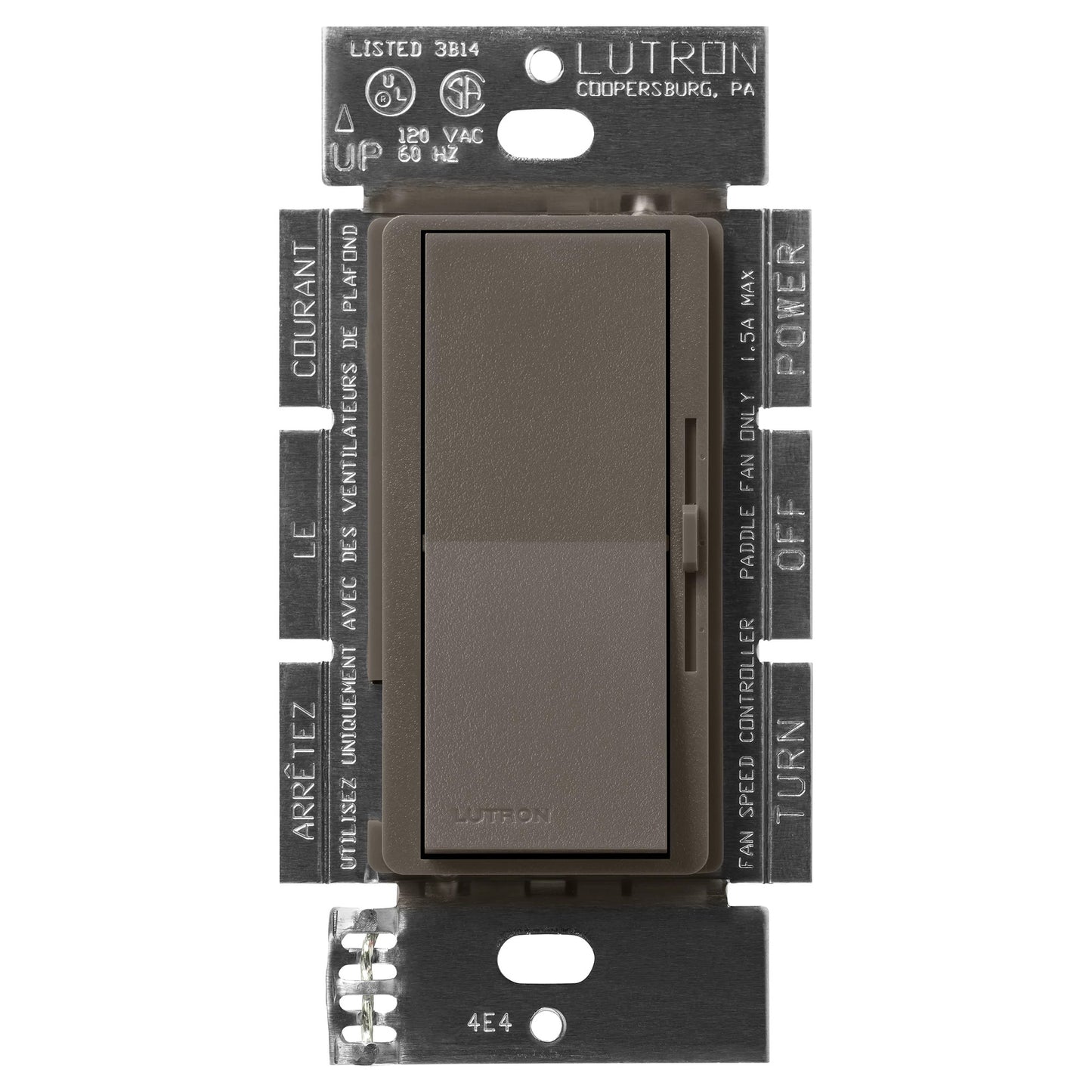 Lutron Diva 3-Speed 1.5A Fan Control, Single-Pole/3-Way