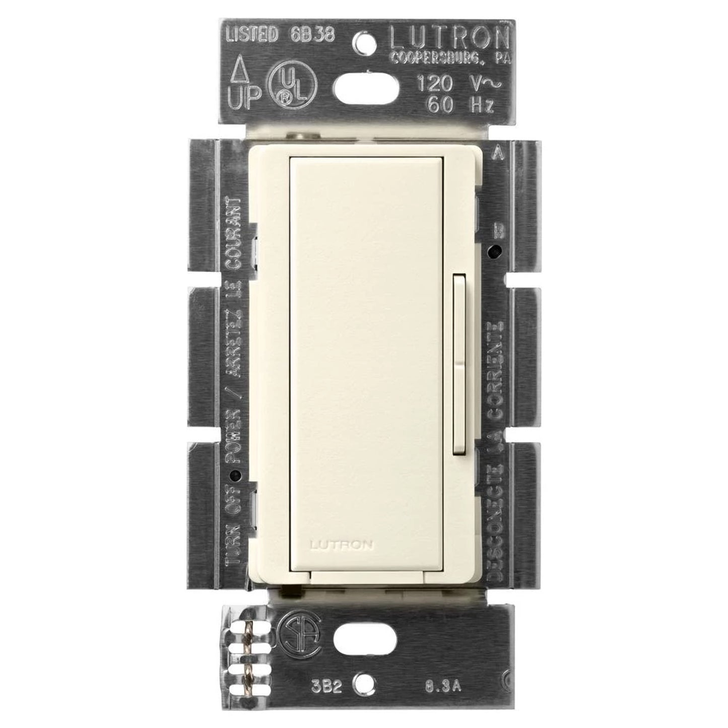 Maestro Companion dimmer for multi-location use, 120V, Satin finish