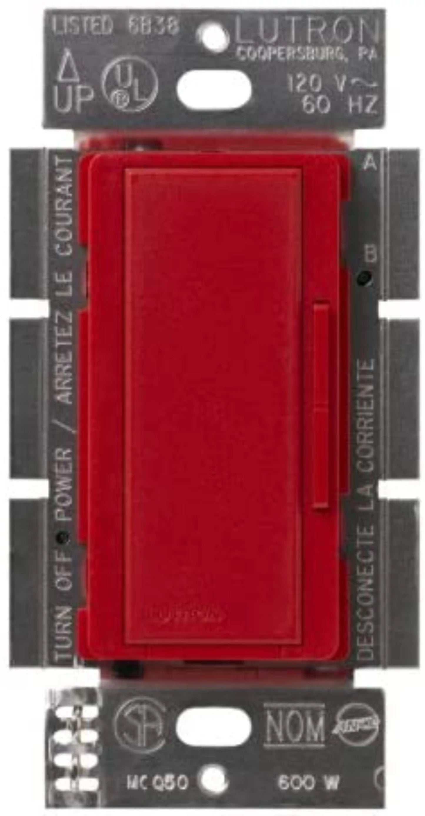 Maestro Companion dimmer for multi-location use, 120V, Satin finish