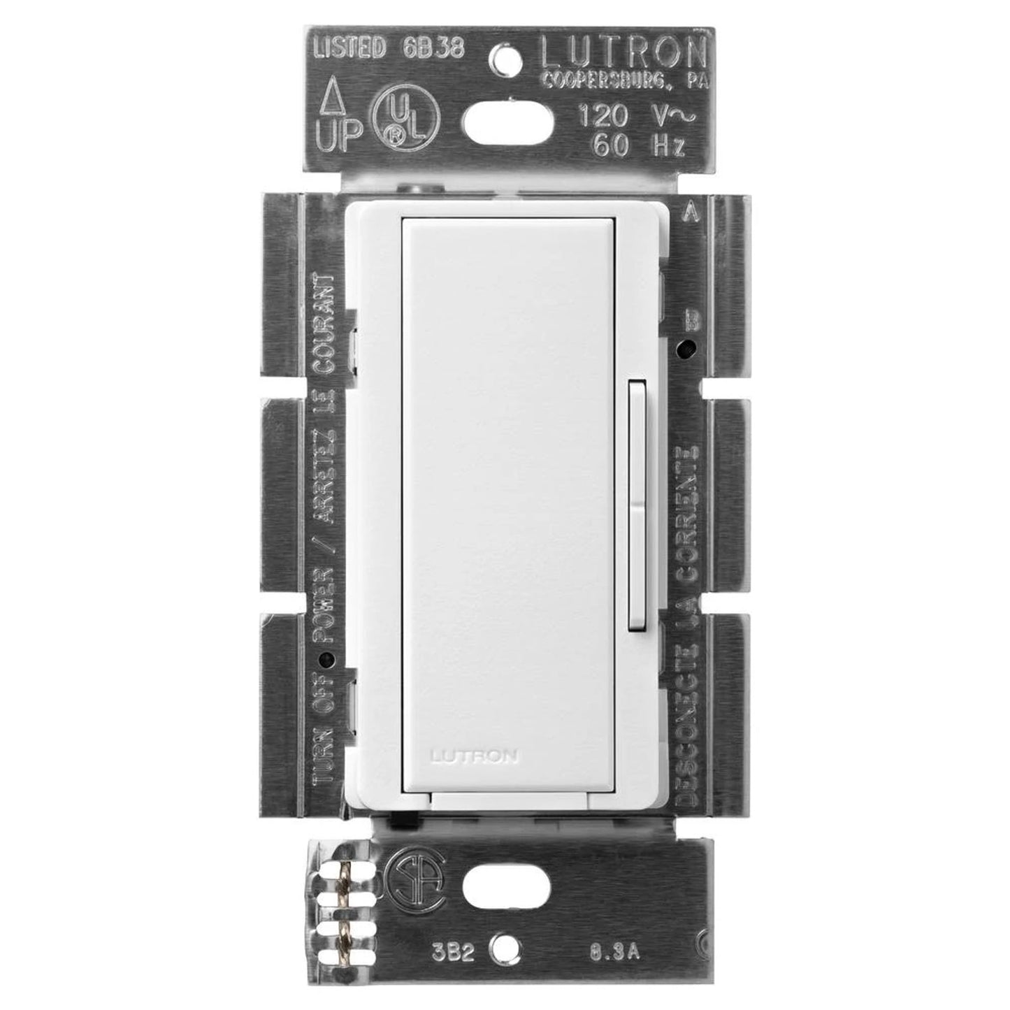Maestro Companion dimmer for multi-location use, 120V, Satin finish
