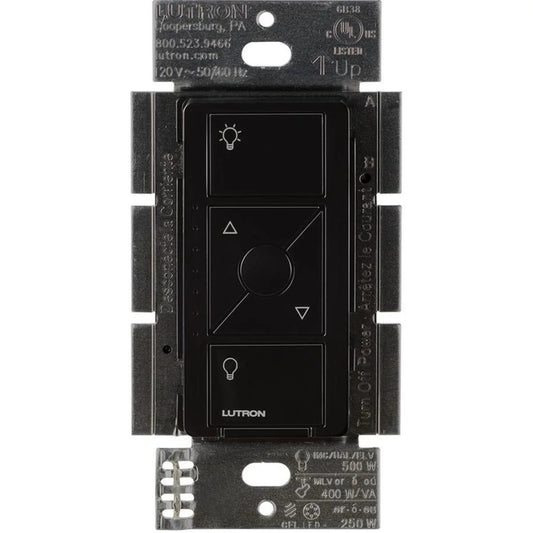 Lutron Caseta Wireless ELV+ Smart Dimmer Switch, with Phase Selectable Dimming for LED (250W), MLV (400W), ELV (500W), and Incandescent/Halogen (500W) lighting, 120V