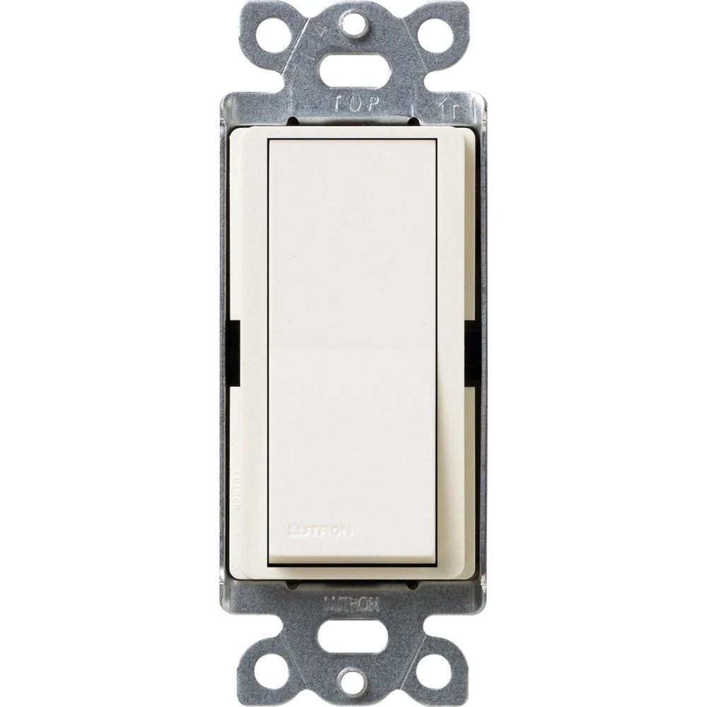 Lutron Claro 15 Amp, 3-Way On/Off Rocker Switch with Locator Light