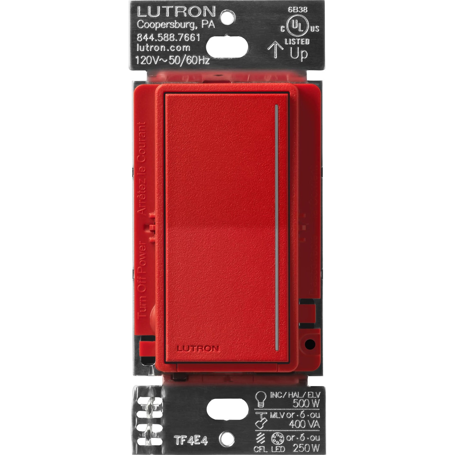 Lutron Sunnata PRO LED+ Touch Dimmer Switch with Phase Selectable Dimming for LED, MLV, ELV, and Incandescent/Halogen lighting