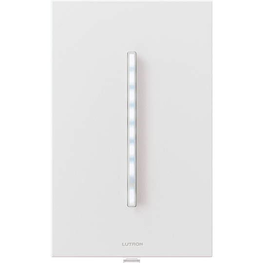 GRAFIK T C.L Dimmer, single-pole dimmer with wallplate, 150W CFL/LED or 600W inc/hal, 120V