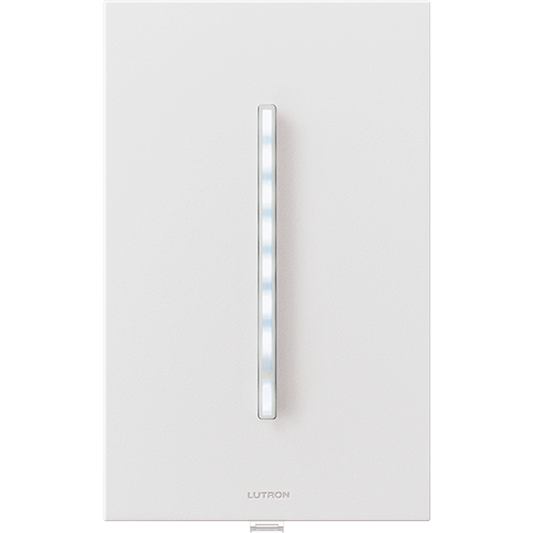 GRAFIK T C.L Dimmer, single-pole dimmer with wallplate, 150W CFL/LED or 600W inc/hal, 120V