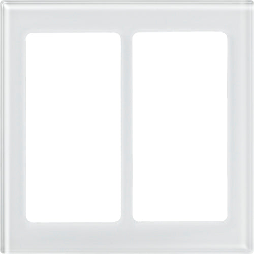 Pico Architectural International Frameless Style Glass wallplate, 1-gang in clear glass