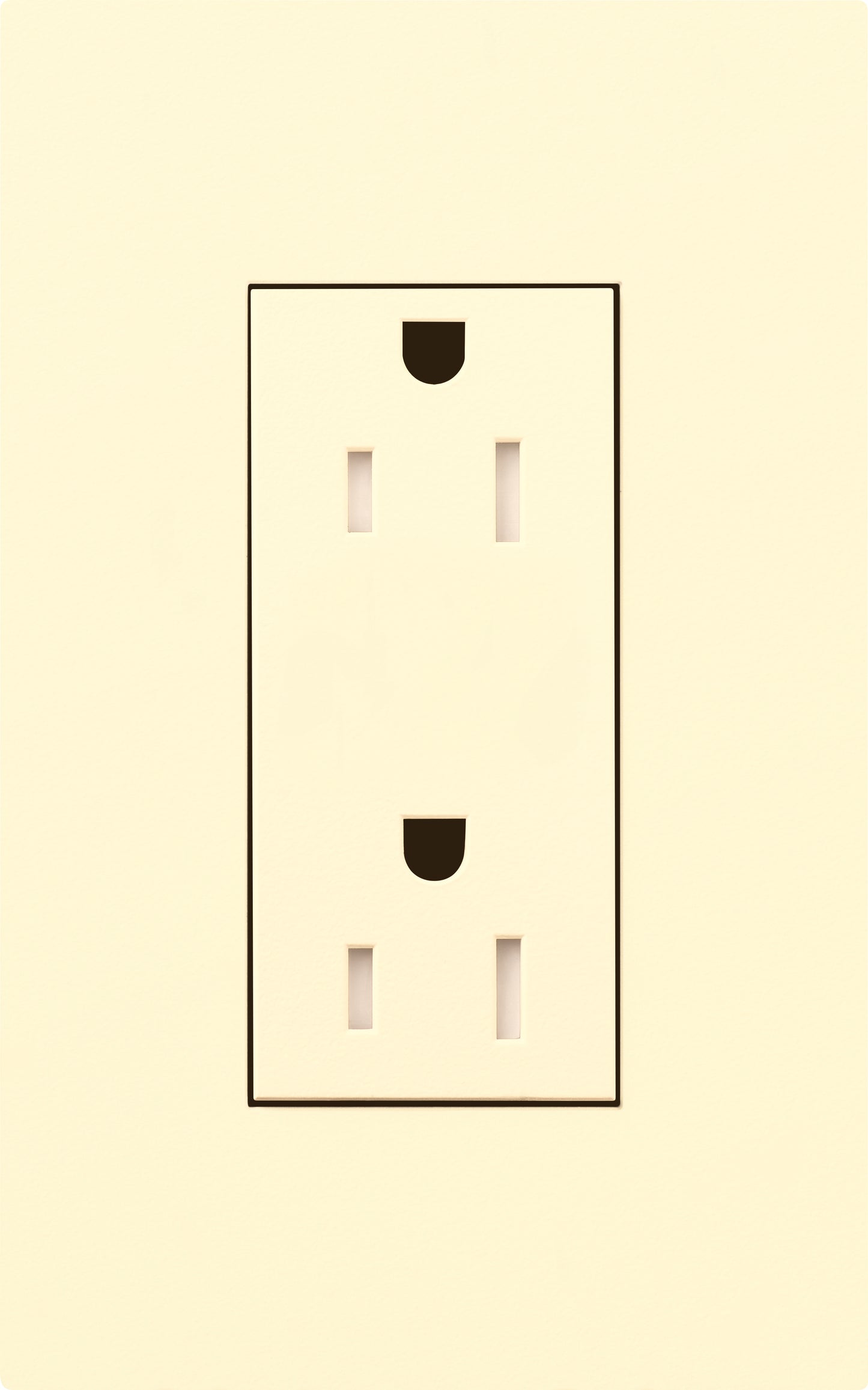 Duplex 15 A receptacle, tamper resistant, 125V/15A with faceplate