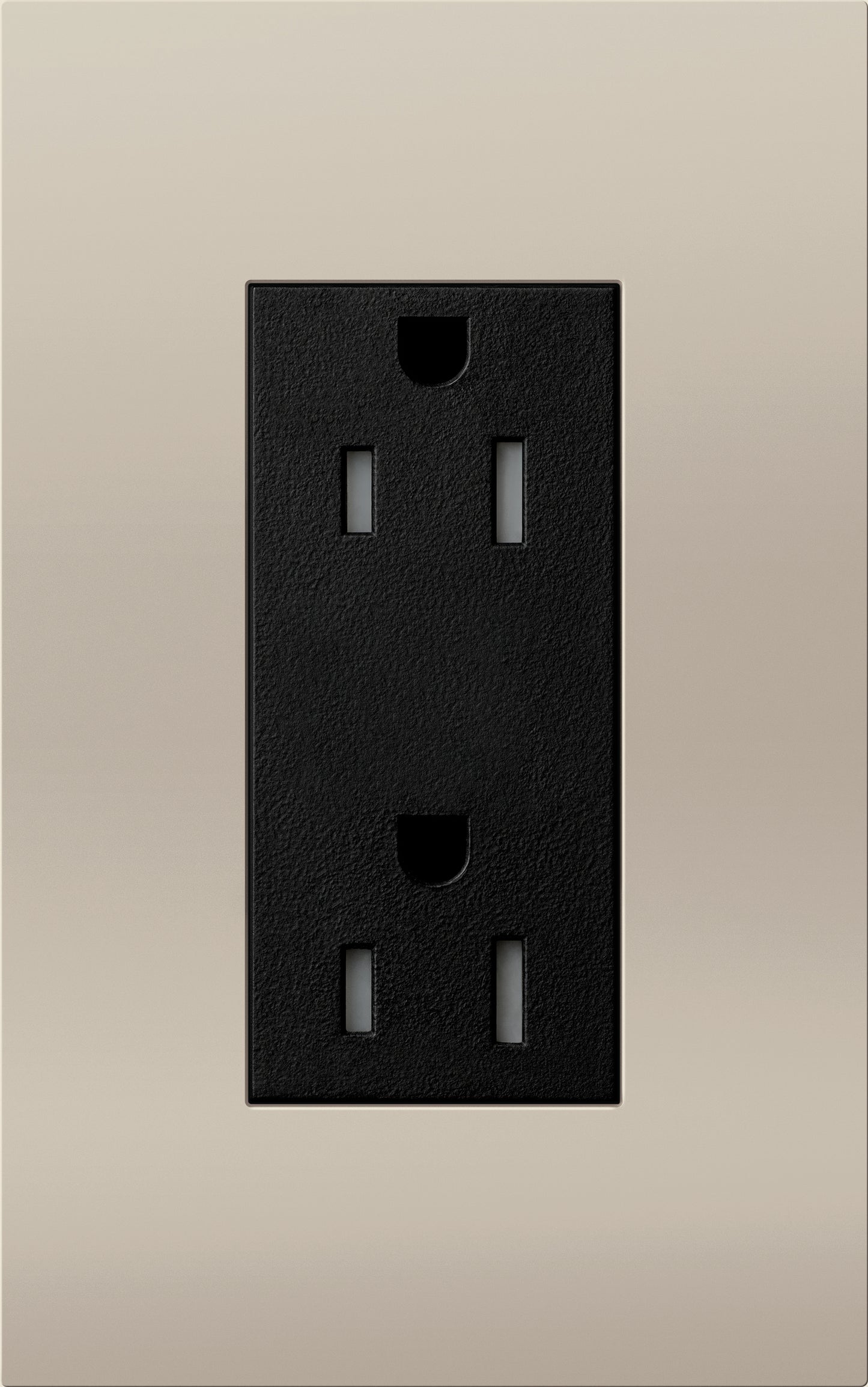 Duplex 15 A receptacle, tamper resistant, 125V/15A with faceplate