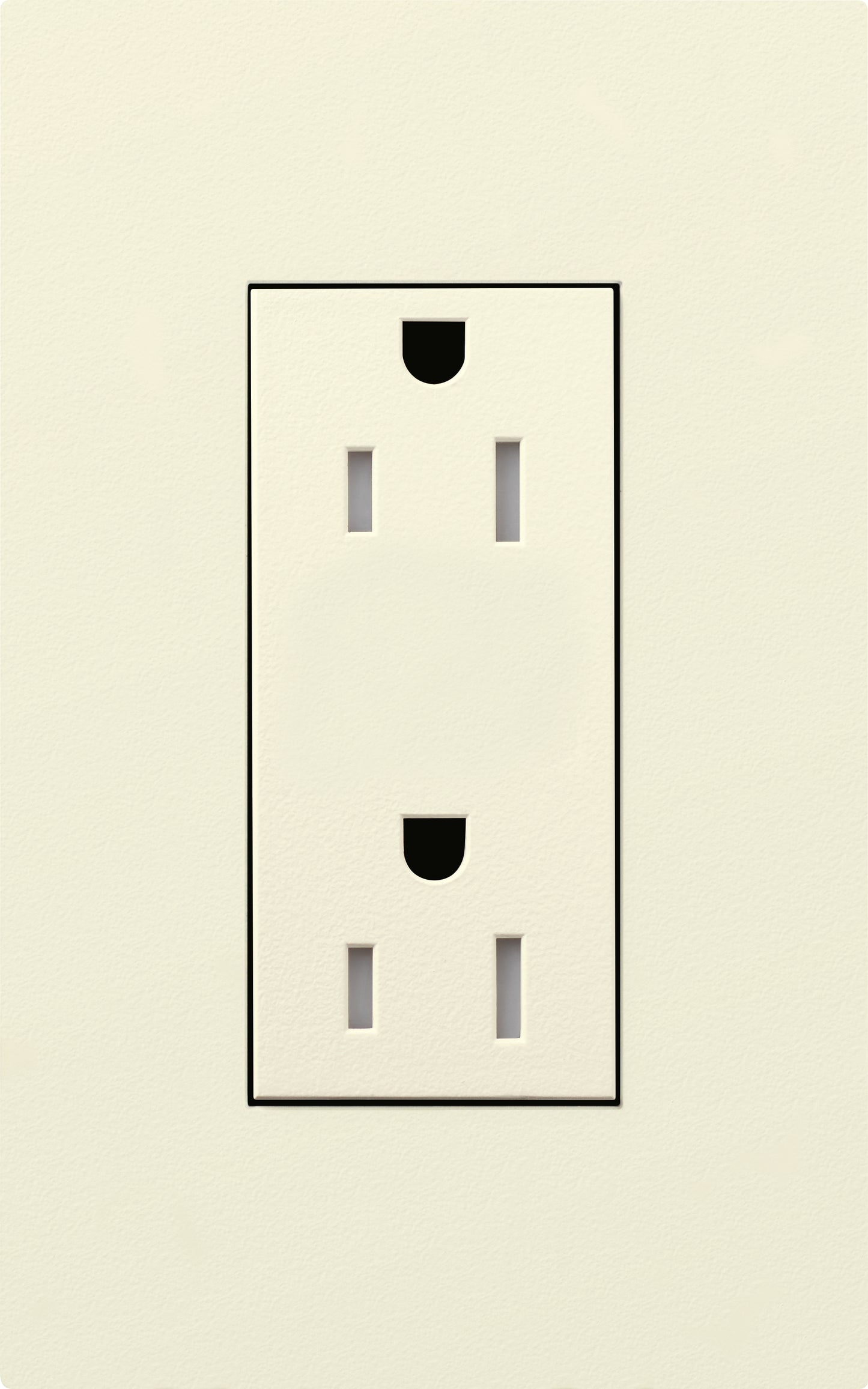 Duplex 15 A receptacle, tamper resistant, 125V/15A with faceplate