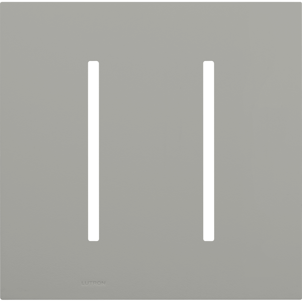 Multigang Wallplate for GRAFIK T Controls, Two-gang for 2 dimmers, switches, or wallstations