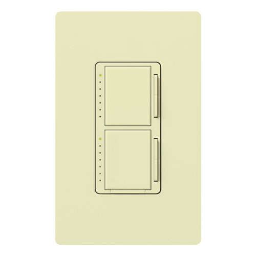 Maestro Dual Incandescent/Halogen Dimmer, Single-pole, 120V/300W each dimmer