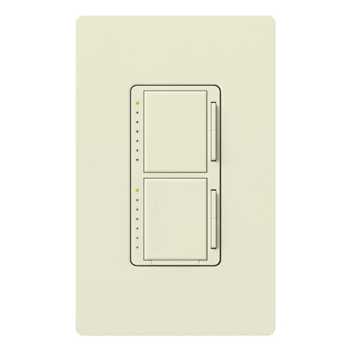 Maestro Dual Incandescent/Halogen Dimmer, Single-pole, 120V/300W each dimmer