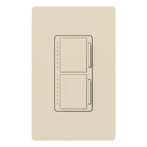 Maestro Dual Incandescent/Halogen Dimmer, Single-pole, 120V/300W each dimmer