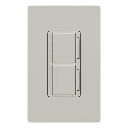 Maestro Dual Incandescent/Halogen Dimmer, Single-pole, 120V/300W each dimmer