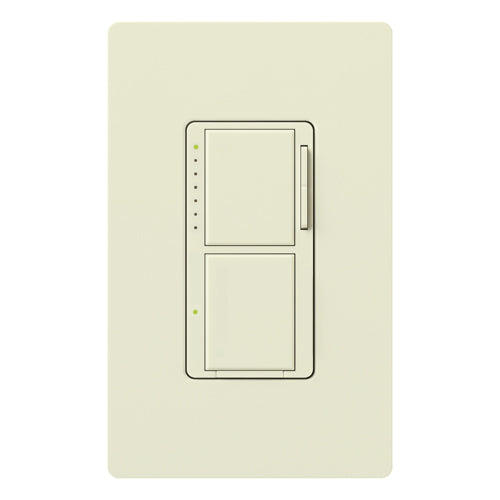 Maestro Incandescent/Halogen Dimmer and Switch, Single-pole, 120V/300W dimmer, 2.5A switch