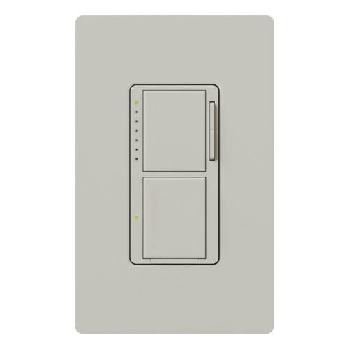 Maestro Incandescent/Halogen Dimmer and Switch, Single-pole, 120V/300W dimmer, 2.5A switch