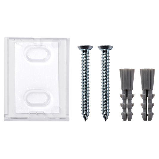 Pico wireless control screw mounting kit, includes wall mount and special screws that allow for more permanent mounting and/or for non-smooth surfaces