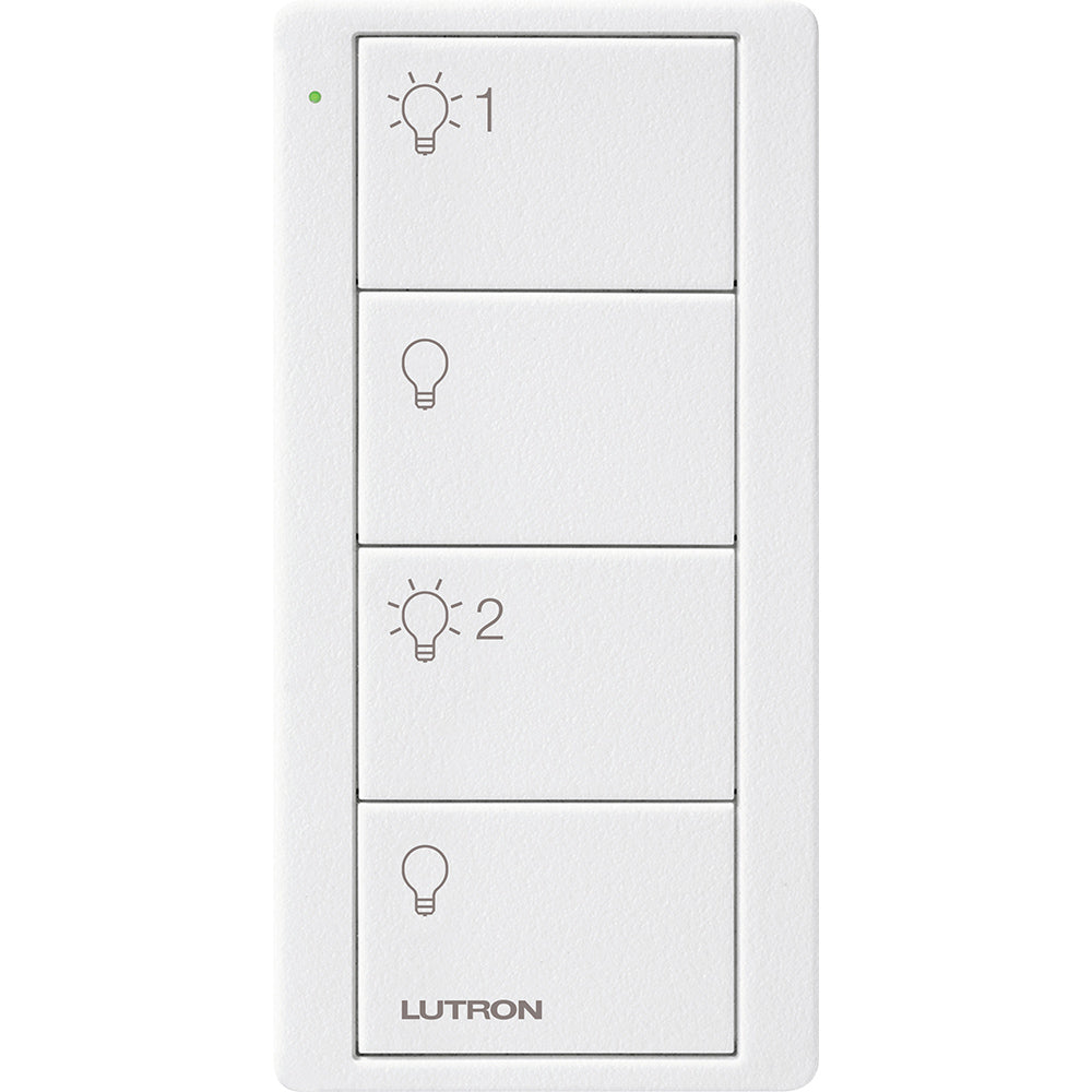 Pico Wireless Control, 4-button, 434 MHz, 2-group control of lights, standard engraving