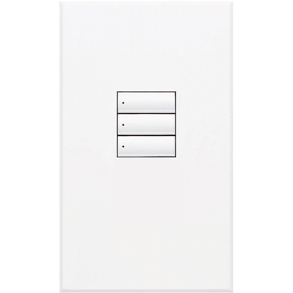 GRAFIK Eye QS seeTouch QS Wallstation, Button Wallstation, non-insert style, matte finish