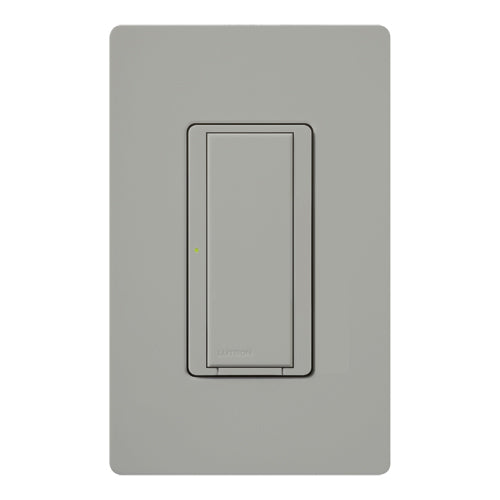 RadioRA 2 two-wire electronic lighting and motor load switch, functions much like standard dimmers and switches, but can be controlled as part of a lighting control system, 1/10 HP