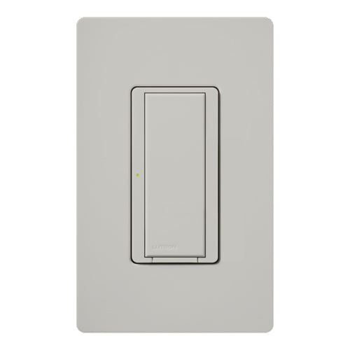 RadioRA 2 two-wire electronic lighting and motor load switch, functions much like standard dimmers and switches, but can be controlled as part of a lighting control system, 1/10 HP