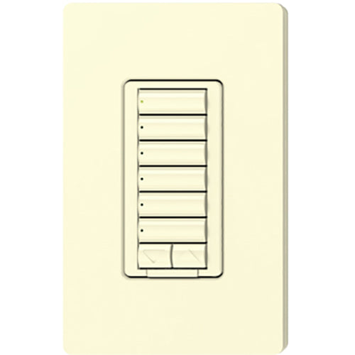 Lutron RadioRA 2 seeTouch Wall Mount Designer Keypad, 6 Button with Raise/Lower